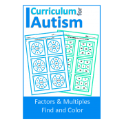 Factors & Multiples Find and Color Worksheets